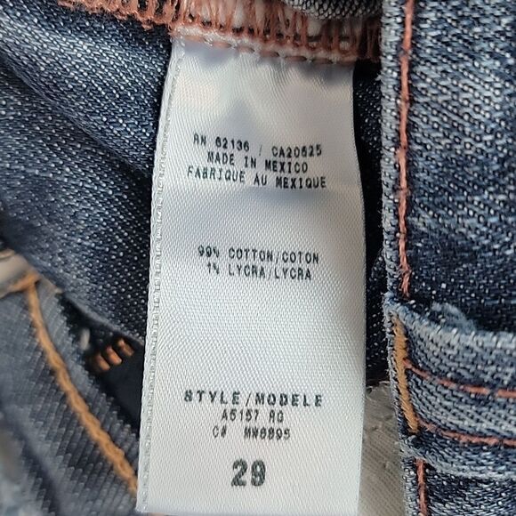 Guess Daredevil blue denim bootcut jeans Women's Size 29 - Picture 16 of 16